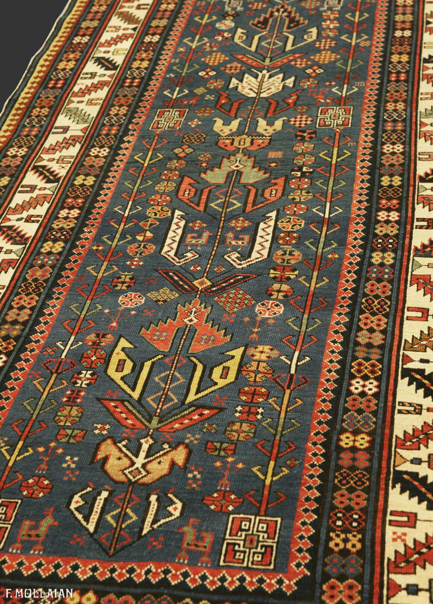 Antique Runner Caucasian Kuba (Quba) Rug n°:43060935